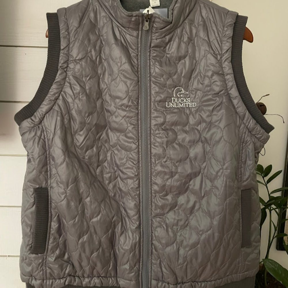 Ducks Unlimited Puffer Fleece Lined Vest